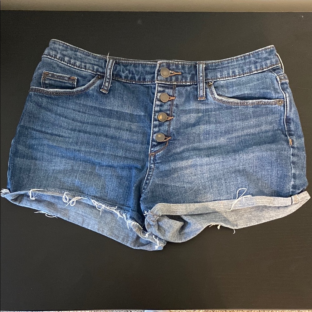 Women's Blue Denim Shorts